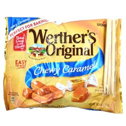 Werthers Original Fall Baking Chewy Caramels with Stirring Sticks 10.8oz Bag