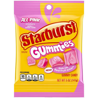 Starburst Gummies All Pink 5oz Bag