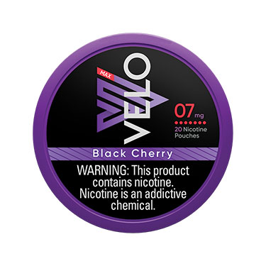 VELO Nicotine Pouches Black Cherry 7mg 5ct